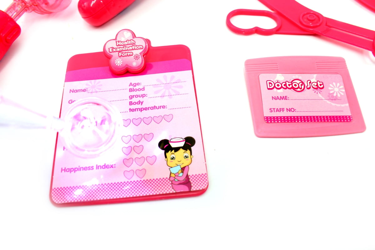 What's Up Doc? Doctor Nurse Medical Kit Playset - Pink