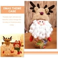 thumbnail image 5 of NICEXMAS 2Pcs Christmas Candy Box Assorted Color Portable Storage Container with Santa and Snowman, 5 of 8