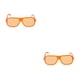 thumbnail image 3 of Guardurnaity Gafas de persiana de plástico llamativas y de moda hechas de gafas de persiana de plástico tamaño libre naranja Naranja tamaño libre 2Conjunto, 3 of 6