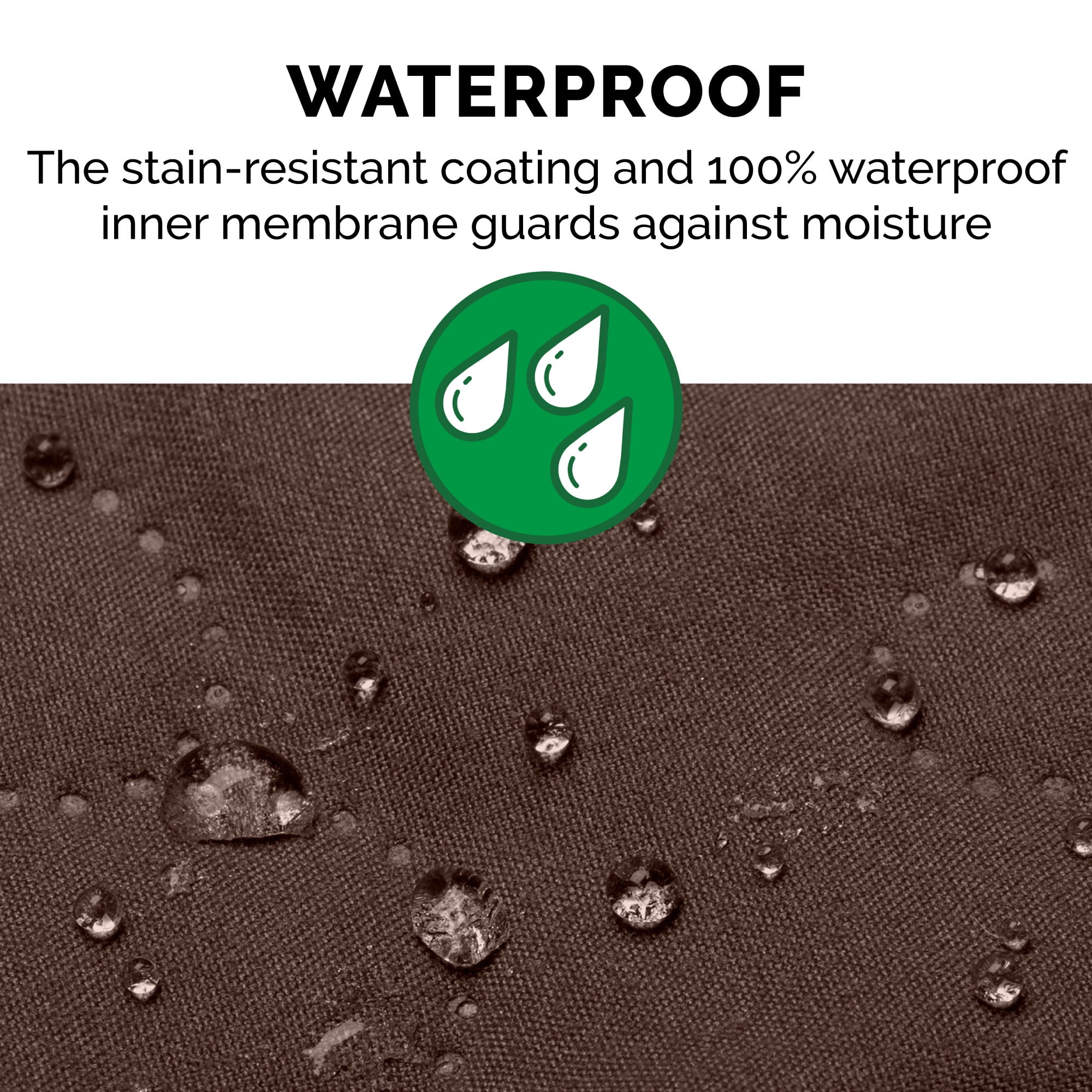 FurHaven Waterproof Slip-Resistant Furniture Protector, Espresso, Recliner, 1 Count