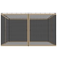 thumbnail image 1 of Outsunny 10' x 12' Gazebo Replacement Mosquito Netting, Khaki, 1 of 10