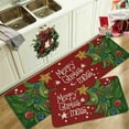 thumbnail image 3 of Vggrvlo Christmas Bathroom Rugs Mats Non Slip Extra Soft Absorbent Chenille Floor Mats Rubber Backing Quick Dry Bath Rugs Mats 2PCS, 3 of 6