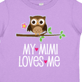 thumbnail image 4 of Inktastic Mimi Loves Me Girls Owl Girls Toddler T-Shirt, 4 of 5