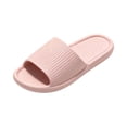 thumbnail image 4 of Shower Slippers for Women Foldable Slippers Lightweight EVA Non-Slip Sole Quick-Drying Water-Resistant Portable Unisex Adults Teens Hotel Spa Pool Gym Dorm Travel,Pink 40(US-7.5), 4 of 4