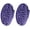Purple, variant on 2 Pcs Silicone Meridian Pressure Brush Beauty Salon Cellulite Massage Tool Professional Massage Brush Portable Oil Brush Body Scrubber Bath