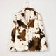 thumbnail image 4 of Abrigo suelto de solapa con estampado cálido y grueso de manga larga para mujer, abrigo abierto de moda holgado y elegante Pompotops qwe16729, 4 of 9