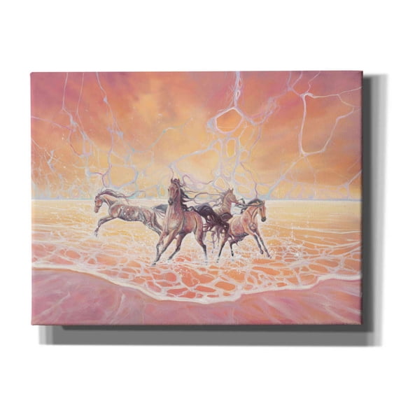 Epic Graffiti 'Elemental' by Gill Bustamante, Canvas Wall Art, 34"x26"