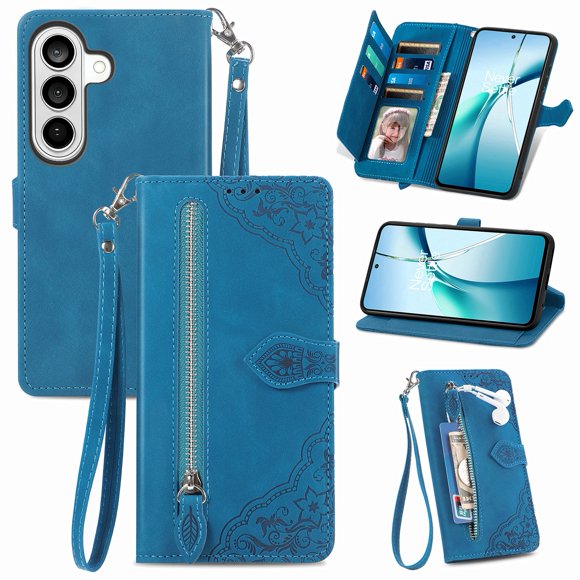 Funda FOXDOCK Cartera Piel Samsung Galaxy S26 Pro – Antirrobo RFID, Antigolpes – azul