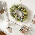 thumbnail image 6 of Easter Bunny Egg Rattan Wreath 15.74 Inch Multicolor Home Door Wall Decor Indoor Outdoor Easter Thanksgiving Christmas Wedding Table Centerpiece Reusable Fade Resistant, 6 of 9