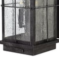 thumbnail image 6 of 3 Light Large Outdoor Wall Lantern in Traditional Style 8 inches Wide By 21 inches High-Greystone Finish-Incandescent Lamping Type Bailey Street Home, 6 of 8