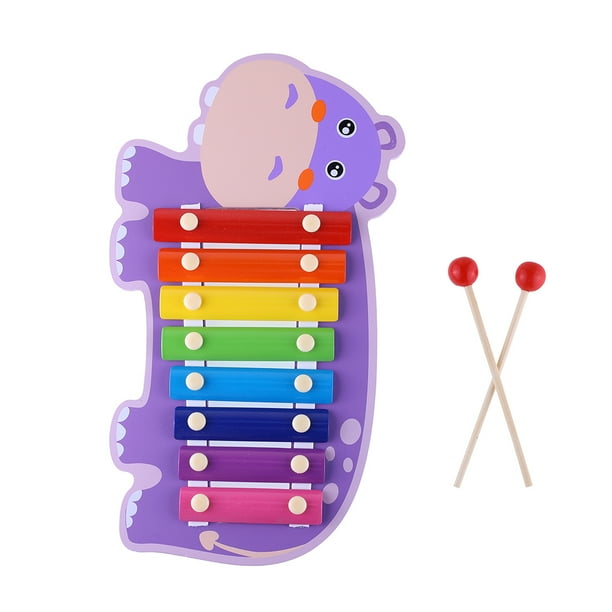 veZve Baby Hippo Xylophone Musical Toy Instrument