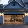 thumbnail image 4 of POINTERTECK Garage Door Screen for 2 Car  Heavy Duty Garage Screen Mesh with Magnets  Retractable Hands  Magnetic Double Car Garage Screen  Hands Free Mesh Partition Keeps Bugs Out  Pet a, 4 of 8