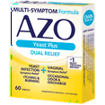 AZO Yeast Plus Dual Relief Homeopathic Medicine, Yeast and Vaginal
