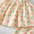 thumbnail image 6 of mgoYE Toddler Baby Girls Summer Clothes 3 6 12 18 Months 2T 3T 4T 5T Kids Girl Clothes Floral Tops Sleeveless Tank Tops Shorts(Yellow,18-24 Months), 6 of 6