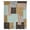 Sage, Brown, White, Black, variant on Brown Dots Leopard Sheer Curtains 96 Inches Long for Living Room, Zebra Teal Linen Patchwork Light Filtering Privacy Drapes, Breathable Semi Sheer Window Treatment for Bedroom Dining Room