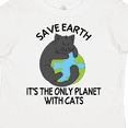 thumbnail image 4 of Inktastic Save Earth It's the Only Planet with Cats with Black Cat Boys or Girls Toddler T-Shirt, 4 of 5