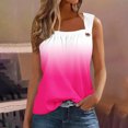 thumbnail image 2 of AherBiu Tank Tops for Women Square Neck Wide Strap Gradient Color Sleeveeless Summer Top Tees Shirts, 2 of 5