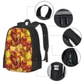 thumbnail image 2 of Balery Autumn Mosaic Maple Leaves Mochila para hombre y mujer - Tela Oxford 600D resistente - Gran capacidad, resistente al agua, ideal para la escuela, viajes y senderismo, 2 of 6