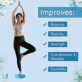 thumbnail image 3 of 3 Pack Foam Pad Balance Pad Foam Balance Pad Soft Yoga Balance Pad Stability Trainer Foam For Physical Therapy Rehabilitation Core Strength Training D, 3 of 5