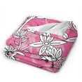 thumbnail image 2 of ZICANCN Throw Blanket Watercolor Vintage\r\nFlower\r\nRose , Couch Ultra Soft Micro Fleece Sofa Bed Camping Travel Blanket for Adults, 80"x60", 2 of 8