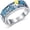 Mountain, variant on Butterfly Turquoise Rings S925 Sterling Silver Western Boho Butterfly Nature Rings Nature Jewelry Gifts For Women Men Christmas Birthday, Size 8