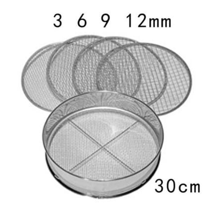 Siebmeister 5000  4In1 Garden Sieve  4 Exchangeable Sieve Inserts 3 6 9 12Mm