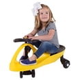 thumbnail image 6 of Zigzag Cars 80-1277Y Wiggle Movement to Steer Zigzag Car for Toddlers & Kids, Yellow, 6 of 6