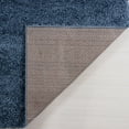 thumbnail image 5 of Ladole Rugs Solid Color Shaggy Meknes Durable Beautiful Turkish Indoor Area Rug Carpet in Blue, 4x6 (3'11" x 5'7", 120cm x 170cm), 5 of 5