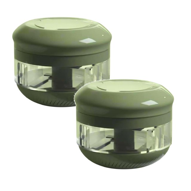 Oleegame 2PC Garlic Puree Hand Chopped A New Way Of Cutting Vegetables Multifunctional Shredd Green