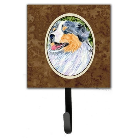 Caroline's Treasures Australian Shepherd Leash Holder and Wall Hook