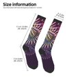 thumbnail image 2 of Pofeuu Fireworks2 Print Stockings, Adult Running Hiking Socks for Youth and Adult, 2 of 6