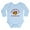 Sky Blue, variant on CafePress - Not Only Am I Cute Im Haitian Too Body Suit - Long Sleeve Cotton Baby Bodysuit