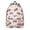 Fireman and Bunting, variant on Fireman and Bunting White Pattern Backpack for School, Cute School Bag with Adjustable Shoulder Straps and Padded Back, 15.7"x11.8"x5.5"