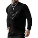 thumbnail image 5 of Playera Para Hombre Ropa Deportiva Manga Larga Tenis Patrón, 5 of 8