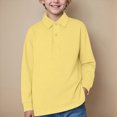 thumbnail image 2 of UAYOTSE Boys and Girls Shirts Long Sleeved T Shirts Childrens Fashionable and Versatile Bottom Shirts,Sizes 3-4 Years, 2 of 4