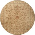 thumbnail image 1 of Ahgly Company Tapis d'Intérieur Rond Traditionnel Sable Brun Persan, 3 Pieds Rond, 1 of 6