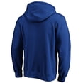 thumbnail image 3 of Men's Royal Atlanta Braves Cooperstown Collection Huntington Logo Fitted Pullover Hoodie, 3 of 3