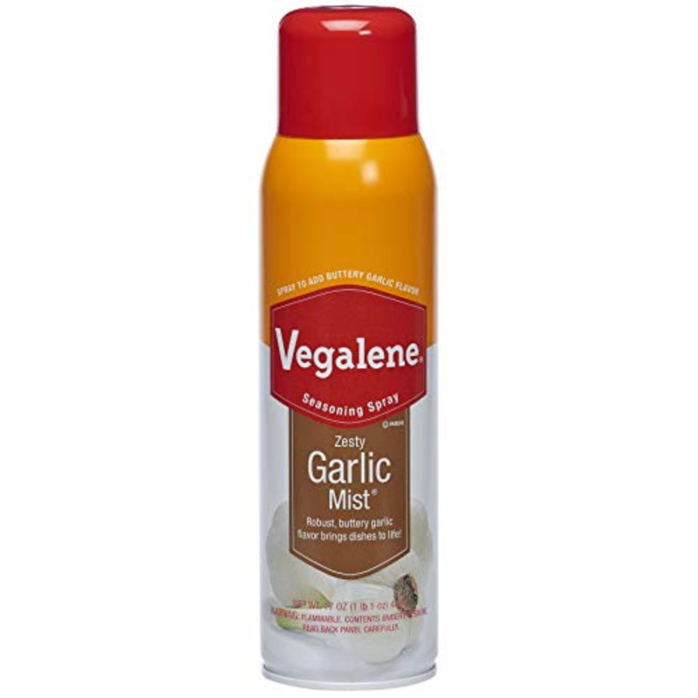VEGALENE ZESTY GARLIC MIST SEASONING PAN SPRAY, 17 OZ., Pack of 3
