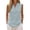 Mint Green, variant on Linen Tank Tops for Women Solid Button down Tank Top Sleeveless Loose Tank Top Size M