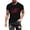 Black, variant on Men's USA Patriotic Summer Daily Wear Tee American Flag 4th of July Design Crew Neck Short Sleeve Casual Top