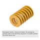 thumbnail image 3 of Troquel Resorte, 27mm OD 45mm Largo Espiral Estampado Ligera Carga Compresión Troquel Resortes para 3D Impresora Eléctrica Pieza, Amarillo Unique Bargains resortes de compresión, 3 of 5