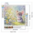 thumbnail image 2 of Pintura de diamante 5D DIY Kit de ratón de taladro redondo completo decoración del hogar arte artesanal 30x30cm, 2 of 9