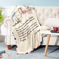 thumbnail image 3 of LHSHID Daughter Blanket Gift from Mom Birthday Gifts for Daughter | to My Daughter Blanket from Mother Christmas Mothers Day Bday Presents for Daughter in Law Step Duaghter Throw Blanket 30x40in, 3 of 6