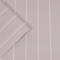thumbnail image 3 of Laura Ashley Saltram Stripe Pale Amethyst Wallpaper, 3 of 4