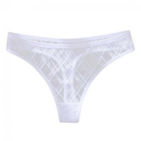 

Seamless Thongs for Women Sexy Lace Thongs Panties Underwear Ladies Comfortable Low Waist Briefs