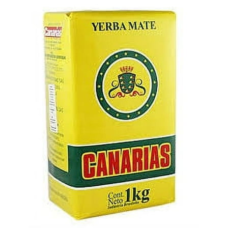 Canarias Yerba Mate - Loose Leaf- Pure Yerba Mate leaves-Balanced- 100 % Natural Product-No Preservatives or Chemicals- 1 kg/2.2 lb