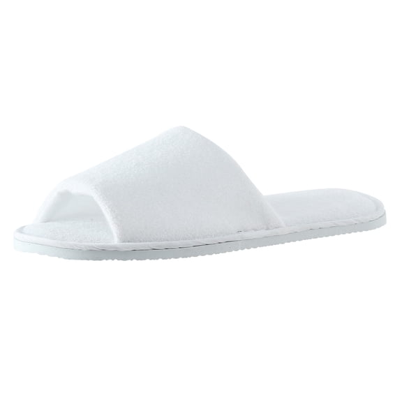 Slippers for Women,Men And Women Disposable Slippers Hotel Home Stay Coral Velvet Antiskid Sole Disposable Cotton Slippers,Womens Slippers,White,9