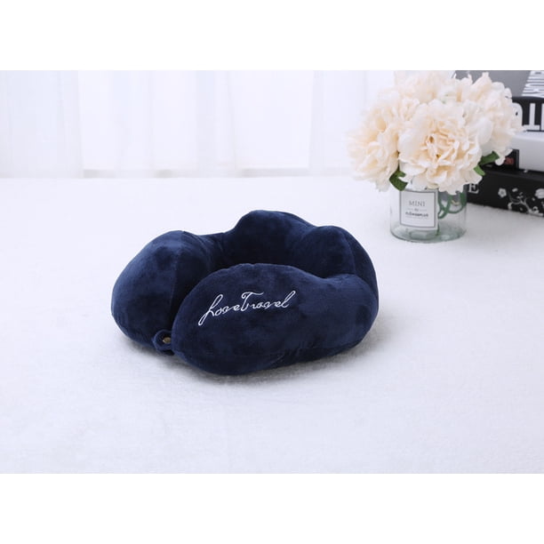 Toalla de dibujos animados, almohada bordada en forma de U, almohada para el cuello del coche, almohada Cervical de felpa para oficina Wmkox8yii shdjk6076