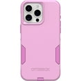 thumbnail image 3 of OtterBox iPhone 15 Pro Max Only - Commuter Series Case - Run Wildflower Pink - Slim & Tough - Pocket-Friendly - with Port Protection - Non-Retail Packaging, 3 of 5