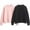 *Dark blue, variant on Women's Casual Long Sleeve Sweatshirt Tops Mock Turtleneck Lightweight Tunic Fall Pullover Solid Color Fleece Lined Hoodie Loose Thick Baseball Jacket High Collar Autumn Winter Black 2Pc M